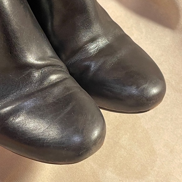 Black Leather Ankle Boots Marc Jacobs Y2k - Picture 7 of 7